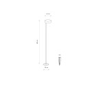 Standing garden lamps - Nowodvorski RUBY LED Outdoor Ground Lamp Max wattage 7W LED IP54 3000K Black 11542 - product 6