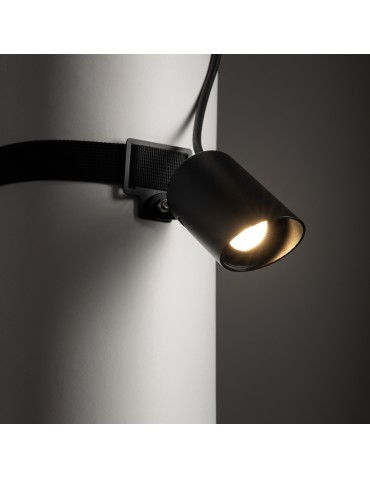 Nowodvorski RUMI LED Zewnętrzna Ścienna Natynkowe Max moc 7W LED IP54 3000K Czarny 11543