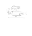 Nowodvorski RUMI LED Zewnętrzna Ścienna Natynkowe Max moc 7W LED IP54 3000K Czarny 11543