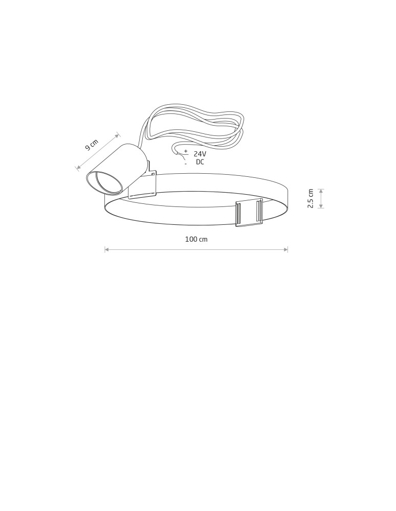 Nowodvorski RUMI LED Zewnętrzna Ścienna Natynkowe Max moc 7W LED IP54 3000K Czarny 11543