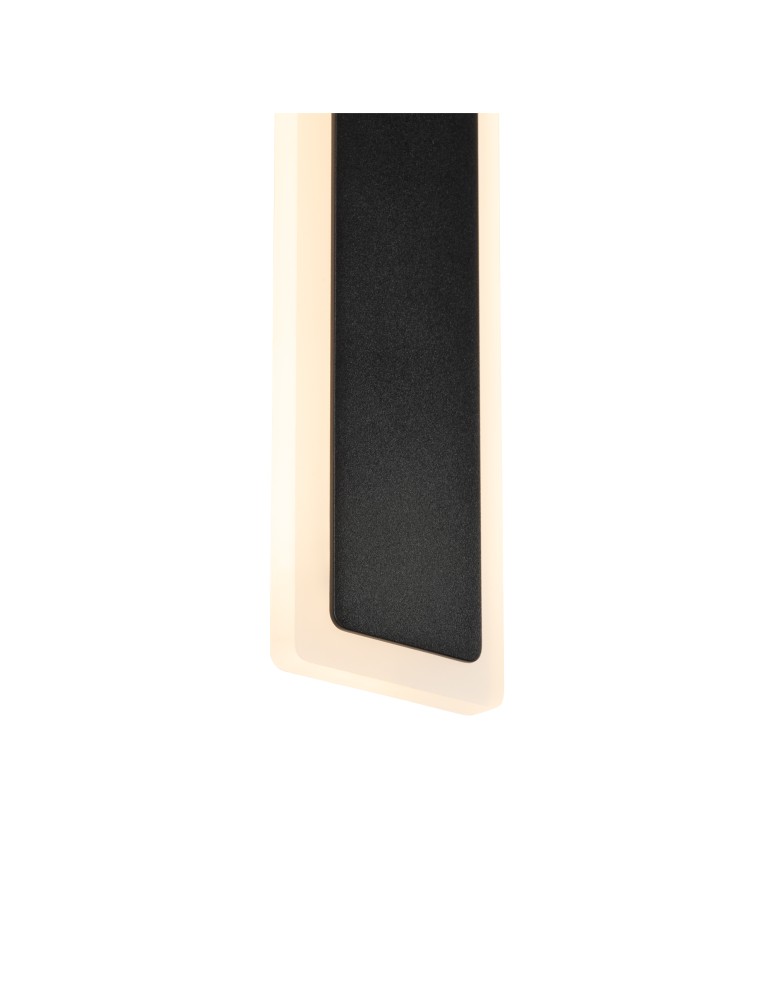 Outdoor wall lamps - Nowodvorski ISLA LED Outdoor Wall Mounted Max power 22W LED IP54 3000K Black 11553 - product kolory-swiatla.pl 6