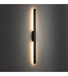 Nowodvorski DEMI LED M Zewnętrzna Ścienna Natynkowe Max moc 18W LED IP54 3000K Czarny 11555