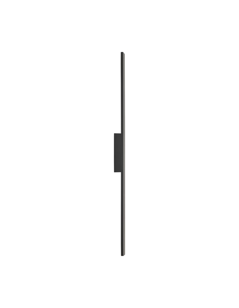 Outdoor wall lamps - Nowodvorski DEMI LED M Outdoor Wall Mounted Max power 18W LED IP54 3000K Black 11555 - product kolory-swiatla.pl 4