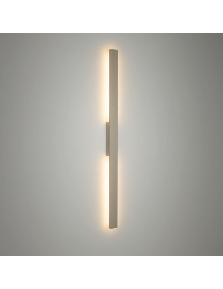 Outdoor wall lamps - Nowodvorski DEMI LED M Outdoor Wall Mounted Max power 18W LED IP54 3000K Sand 11556 - product kolory-swiatla.pl 2