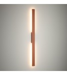 Nowodvorski DEMI LED M Zewnętrzna Ścienna Natynkowe Max moc 18W LED IP54 3000K Brick red 11557