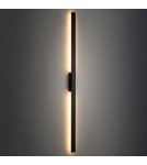 Outdoor wall lamps - Nowodvorski DEMI LED L Outdoor Wall Mounted Max power 24W LED IP54 3000K Black 11558 - product 2