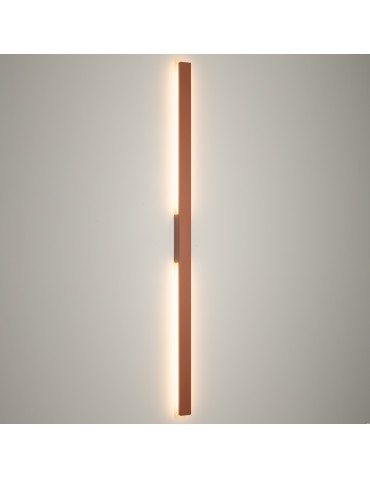 Nowodvorski DEMI LED L Zewnętrzna Ścienna Natynkowe Max moc 24W LED IP54 3000K Brick red 11561 - produkt 2