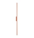 Outdoor wall lamps - Nowodvorski DEMI LED L Outdoor Wall Mounted Max wattage 24W LED IP54 3000K Brick red 11561 - product 4