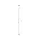 Outdoor wall lamps - Nowodvorski DEMI LED L Outdoor Wall Mounted Max wattage 24W LED IP54 3000K Brick red 11561 - product 7