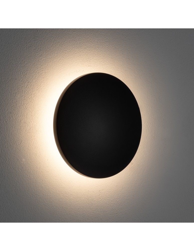 Outdoor wall lamps - Nowodvorski ARIA LED S Outdoor Wall Mounted Max wattage 6W LED IP54 3000K Black 11562 - product kolory-swiatla.pl 2