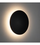 Nowodvorski ARIA LED M Zewnętrzna Ścienna Natynkowe Max moc 9W LED IP54 3000K Czarny 11565