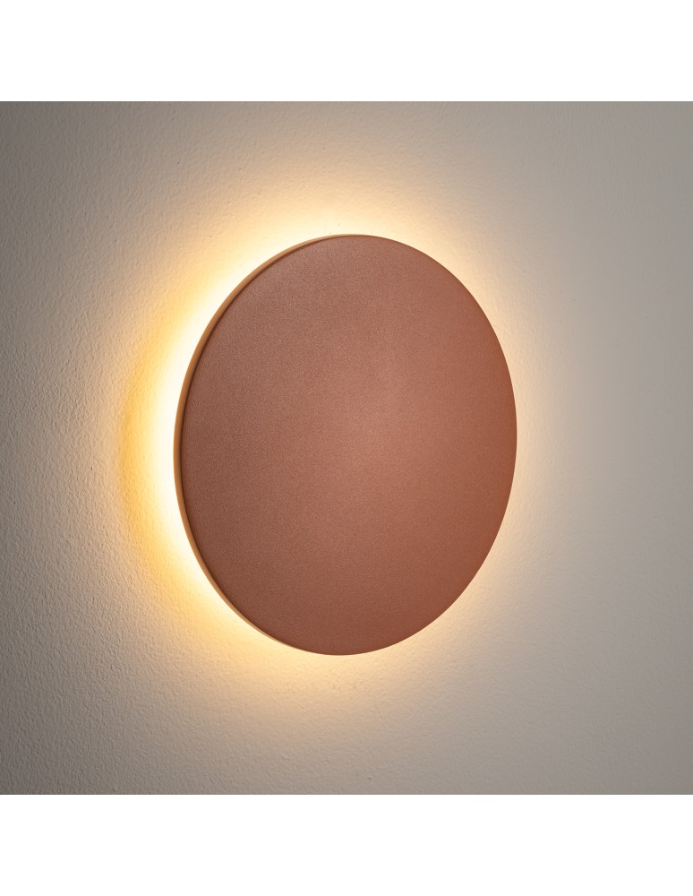 Outdoor wall lamps - Nowodvorski ARIA LED M Outdoor Wall Mounted Max wattage 9W LED IP54 3000K Brick red 11567 - product kolory-swiatla.pl 2