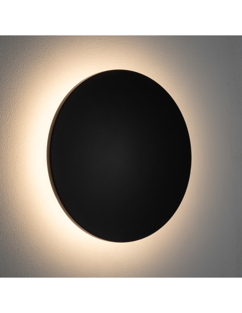 Outdoor wall lamps - Nowodvorski ARIA LED L Outdoor Wall Mounted Max wattage 12W LED IP54 3000K Black 11568 - product kolory-swiatla.pl 2