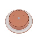 Nowodvorski ARIA LED L Zewnętrzna Ścienna Natynkowe Max moc 12W LED IP54 3000K Brick red 11571