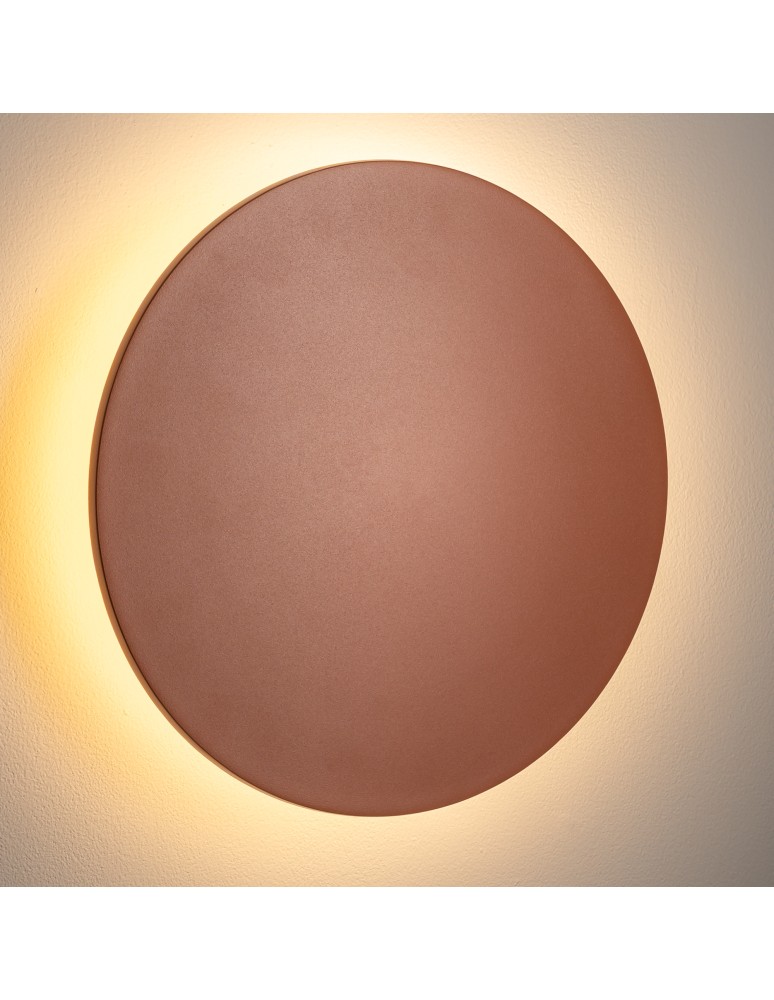 Outdoor wall lamps - Nowodvorski ARIA LED XL Outdoor Wall Mounted Max wattage 15W LED IP54 3000K Brick red 11574 - product kolory-swiatla.pl 2