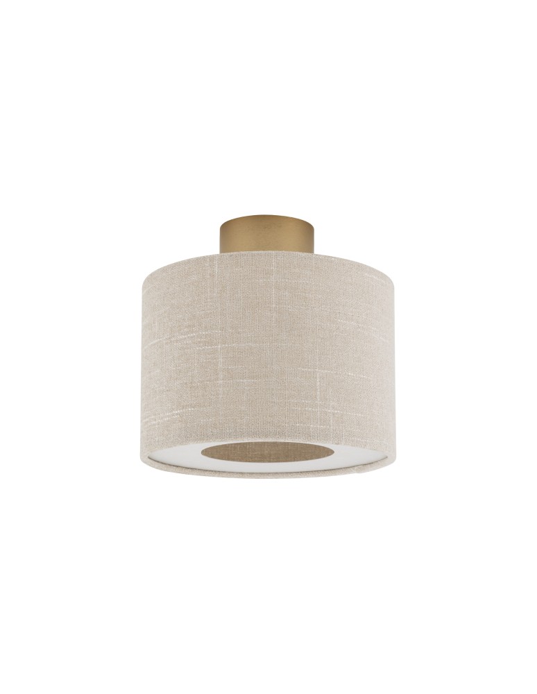 Ceiling lamps with lampshade - Nowodvorski SANTANA S Ceiling Lamps Max wattage 15W only LED E27 Cream 11650 - product kolory-swiatla.pl 1