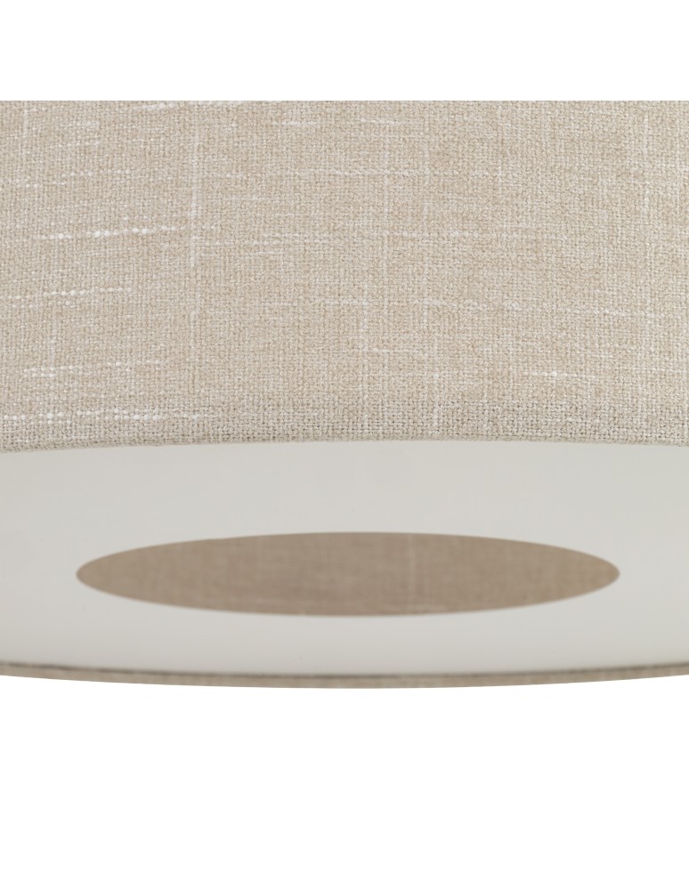 Ceiling lamps with lampshade - Nowodvorski SANTANA S Ceiling Lamps Max wattage 15W only LED E27 Cream 11650 - product kolory-swiatla.pl 5