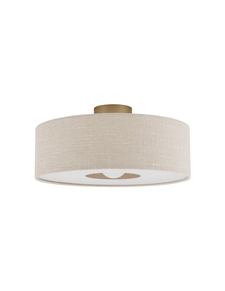 Ceiling lamps with lampshade - Nowodvorski SANTANA M Ceiling Lamps Max wattage 25W only LED E27 Cream 11651 - product kolory-swiatla.pl 1