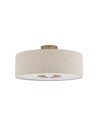 View Nowodvorski SANTANA M Ceiling Lamps Max wattage 25W only LED E27 Cream 11651