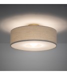 Ceiling lamps with lampshade - Nowodvorski SANTANA M Ceiling Lamps Max wattage 25W only LED E27 Cream 11651 - product 2