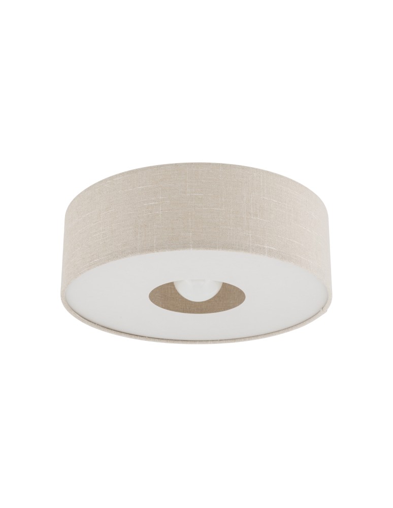 Ceiling lamps with lampshade - Nowodvorski SANTANA M Ceiling Lamps Max wattage 25W only LED E27 Cream 11651 - product kolory-swiatla.pl 3