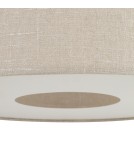 Ceiling lamps with lampshade - Nowodvorski SANTANA M Ceiling Lamps Max wattage 25W only LED E27 Cream 11651 - product 5