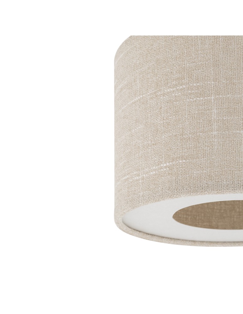 Ceiling lamps with lampshade - Nowodvorski SANTANA M Ceiling Lamps Max wattage 25W only LED E27 Cream 11651 - product kolory-swiatla.pl 6
