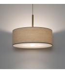 Pendant lamps with lampshade - Nowodvorski SANTANA M Ceiling lamps Pendant lamps Max wattage 25W only LED E27 Cream 11652 - product 2