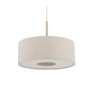 Nowodvorski SANTANA  M  Lampy sufitowe Lampy wiszące Max moc 25W only LED E27  Kremowy 11652