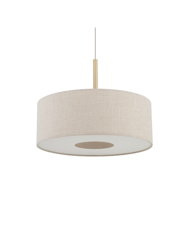 Pendant lamps with lampshade - Nowodvorski SANTANA M Ceiling lamps Pendant lamps Max wattage 25W only LED E27 Cream 11652 - product kolory-swiatla.pl 3