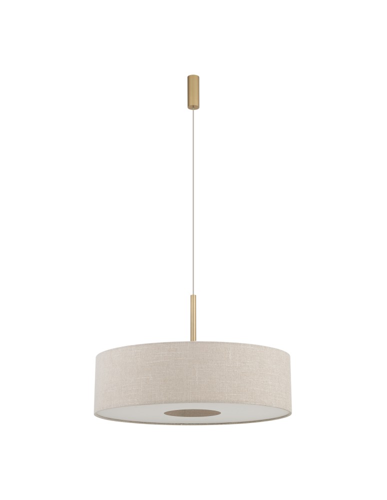 Pendant lamps with lampshade - Nowodvorski SANTANA L Ceiling lamps Pendant lamps Max wattage 25W only LED E27 Cream 11653 - product kolory-swiatla.pl 1