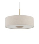 Pendant lamps with lampshade - Nowodvorski SANTANA L Ceiling lamps Pendant lamps Max wattage 25W only LED E27 Cream 11653 - product 3