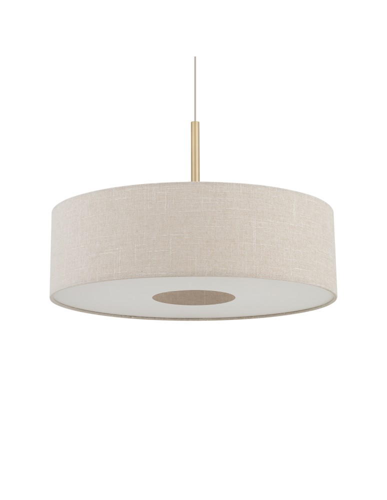 Pendant lamps with lampshade - Nowodvorski SANTANA L Ceiling lamps Pendant lamps Max wattage 25W only LED E27 Cream 11653 - product kolory-swiatla.pl 3