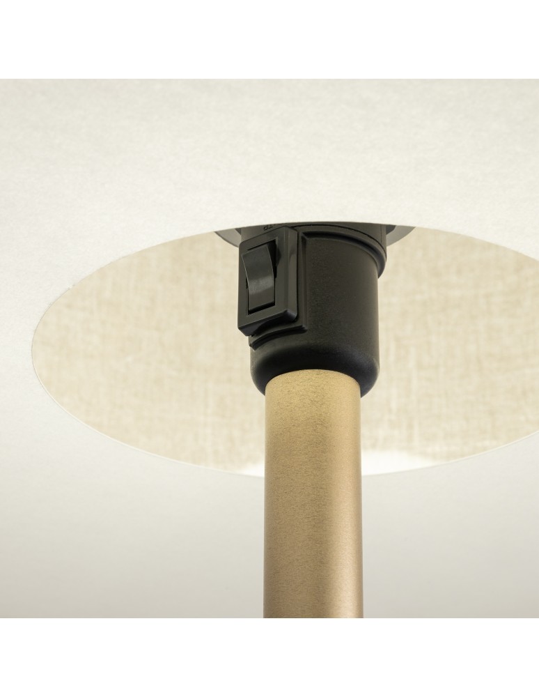 Floor lamps with lampshade - Nowodvorski SANTANA Floor Max wattage 25W only LED E27 Cream 11656 - product kolory-swiatla.pl 5