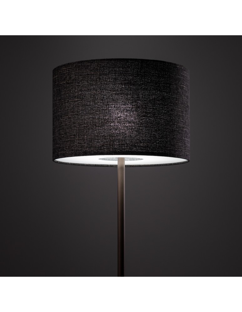 Floor lamps with lampshade - Nowodvorski AMARELA Floor Max power 25W only LED E27 Black melange 11663 - product kolory-swiatla.pl 7