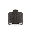 Nowodvorski AMARELA S  Lampy sufitowe Sufitowa Max moc 15W only LED E27  Czarny melanż 11657