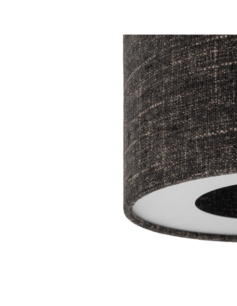 Ceiling lamps with lampshade - Nowodvorski AMARELA S Ceiling Lamps Max power 15W only LED E27 Black melange 11657 - product kolory-swiatla.pl 6