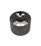 Ceiling lamps with lampshade - Nowodvorski AMARELA S Ceiling Lamps Max power 15W only LED E27 Black melange 11657 - product 7