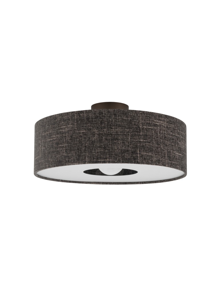 Ceiling lamps with lampshade - Nowodvorski AMARELA M Ceiling Lamps Max power 25W only LED E27 Black melange 11658 - product kolory-swiatla.pl 1