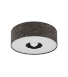 Ceiling lamps with lampshade - Nowodvorski AMARELA M Ceiling Lamps Max power 25W only LED E27 Black melange 11658 - product 3