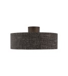 Nowodvorski AMARELA M  Lampy sufitowe Sufitowa Max moc 25W only LED E27  Czarny melanż 11658