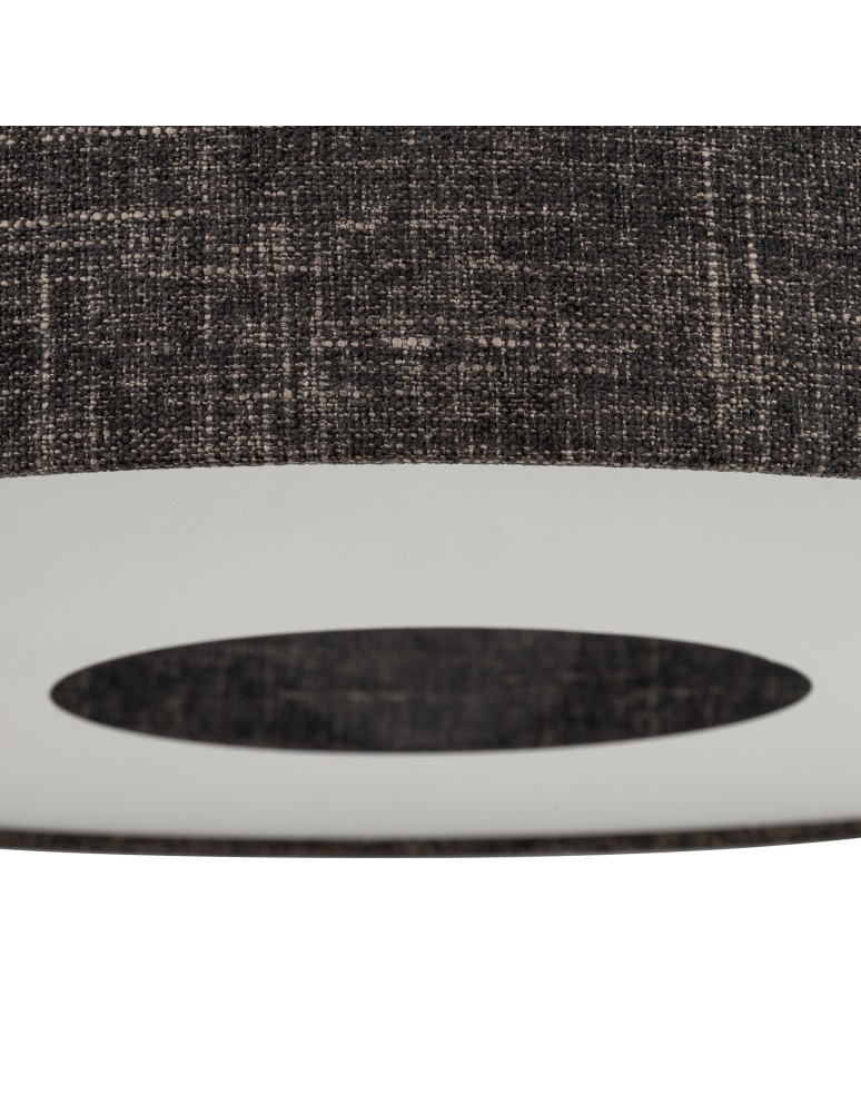 Ceiling lamps with lampshade - Nowodvorski AMARELA M Ceiling Lamps Max power 25W only LED E27 Black melange 11658 - product kolory-swiatla.pl 5