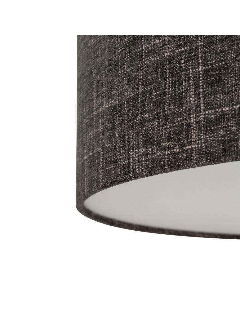 Ceiling lamps with lampshade - Nowodvorski AMARELA M Ceiling Lamps Max power 25W only LED E27 Black melange 11658 - product kolory-swiatla.pl 6