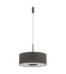 Nowodvorski AMARELA M  Lampy sufitowe Lampy wiszące Max moc 25W only LED E27  Czarny melanż 11659