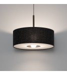 Pendant lamps with lampshade - Nowodvorski AMARELA M Ceiling lamps Pendant lamps Max wattage 25W only LED E27 Black melange 11659 - product 2