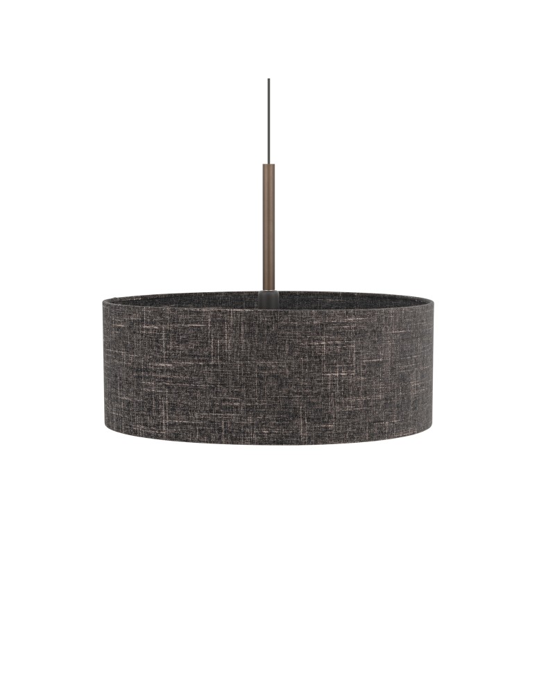 Pendant lamps with lampshade - Nowodvorski AMARELA M Ceiling lamps Pendant lamps Max wattage 25W only LED E27 Black melange 11659 - product kolory-swiatla.pl 4