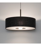 Pendant lamps with lampshade - Nowodvorski AMARELA L Ceiling lamps Pendant lamps Max wattage 25W only LED E27 Black melange 11660 - product 2