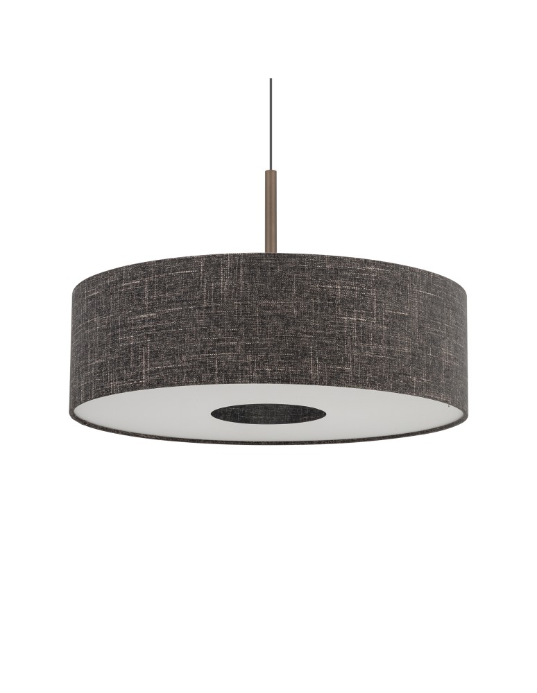 Nowodvorski AMARELA L  Lampy sufitowe Lampy wiszące Max moc 25W only LED E27  Czarny melanż 11660