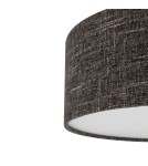 Nowodvorski AMARELA L  Lampy sufitowe Lampy wiszące Max moc 25W only LED E27  Czarny melanż 11660