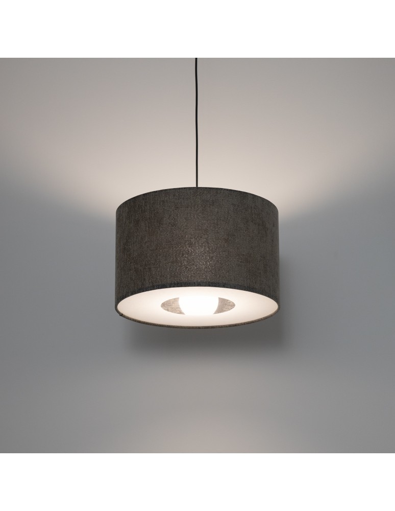 Pendant lamps with lampshade - Nowodvorski LAGO S Ceiling lamps Pendant lamps Max wattage 15W only LED E27 Grey 11673 - product kolory-swiatla.pl 2